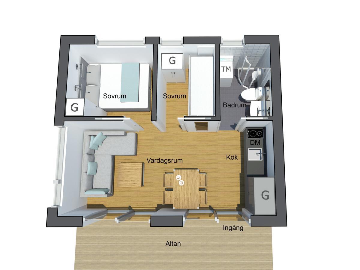 Apartamento Kostergarden Sydkoster Habitación foto